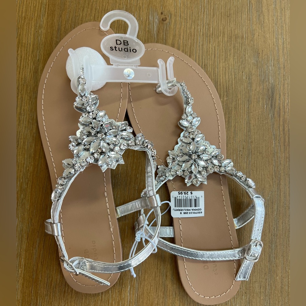 Rhinestone sandals! Bridal